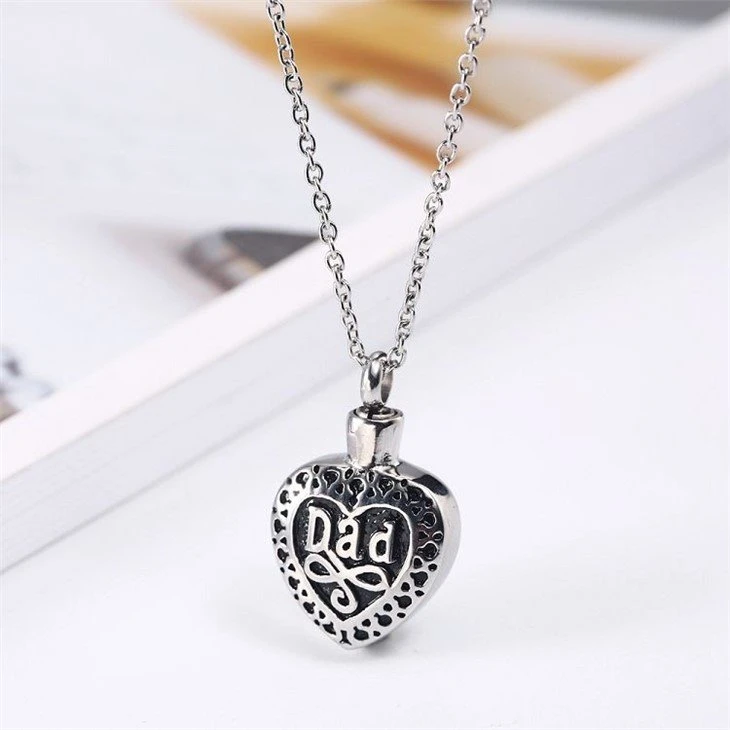 stainless steel memorial jewelry