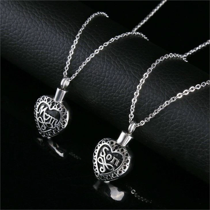 stainless steel urn pendant