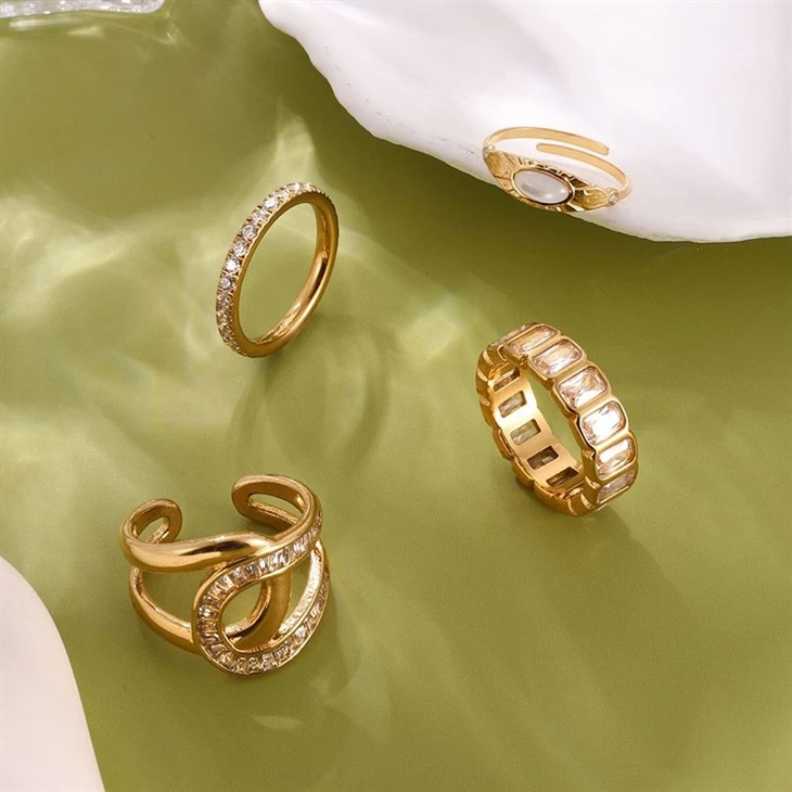 High End Zircon Statement Rings factory