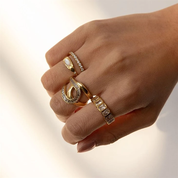 High End Zircon Statement Rings factory