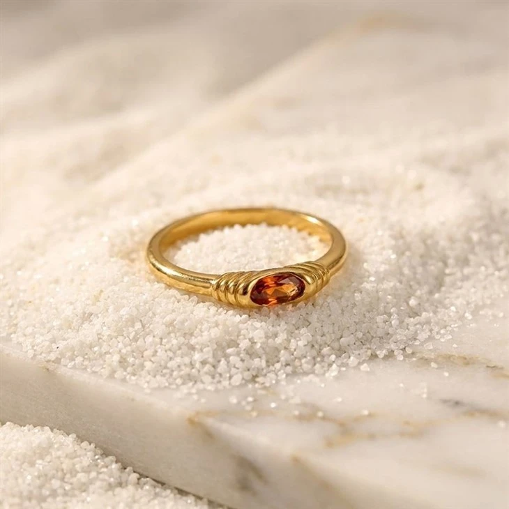 Multicolor Baguette CZ Ring high quality