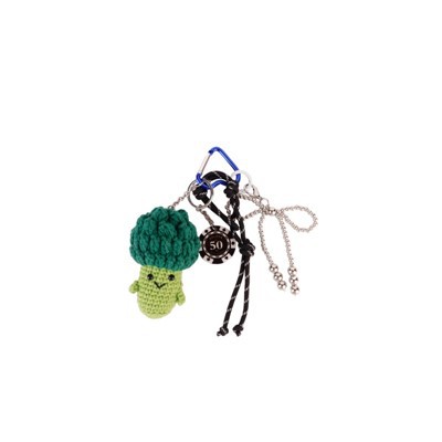 Keychain kado inik|Komik Kwochè fwi legim Plush jwèt