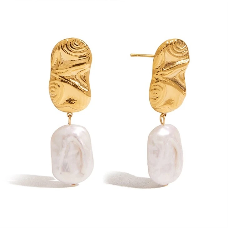 Textured Baroque Pearl Drops price